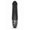 Черный вибратор с электростимуляцией Real Deal Neal - 16,5 см.