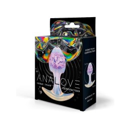 Сиреневатая анальная втулка - 8,2 см.