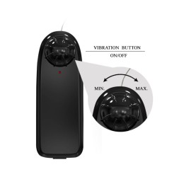 Телесный вибратор-реалистик с присоской и пультом управления - 19,5 см.