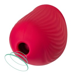 Красный вакуум-волновой стимулятор клитора Birdie