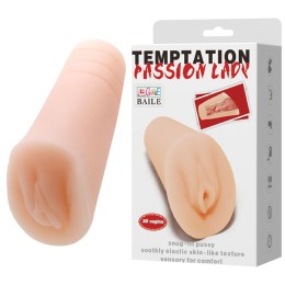 Телесный тугой мастурбатор-вагина Passion Lady