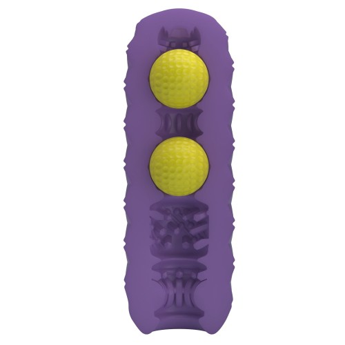 Фиолетовый мастурбатор Venus-X Twin balls