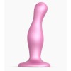 Розовая насадка Strap-On-Me Dildo Plug Curvy size M