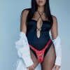 Красный пояс для фиксации насадок Strap-On-Me Leatherette Harness Fabulous