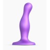 Фиолетовая насадка Strap-On-Me Dildo Plug Curvy size S