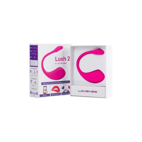 Ярко-розовое виброяйцо Lovense Lush 2