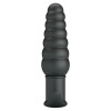 Черный анальный вибростимулятор Aeolis - 11 см.
