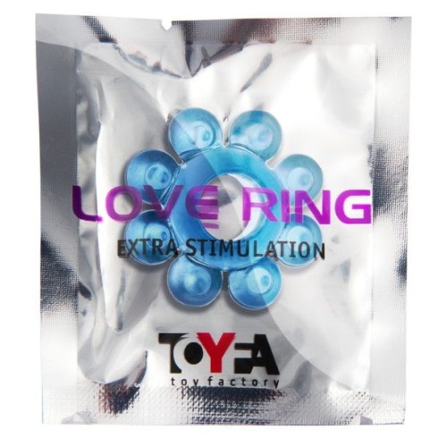 Голубая гелевая насадка-цветок