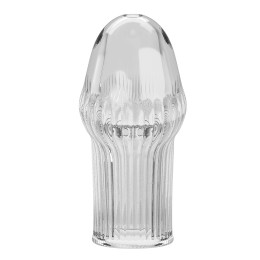 Прозрачная насадка на пенис Huel - 9 см.