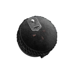 Черная веревка для шибари на катушке - 5 м.