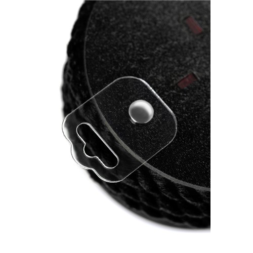 Черная веревка для шибари на катушке - 5 м.