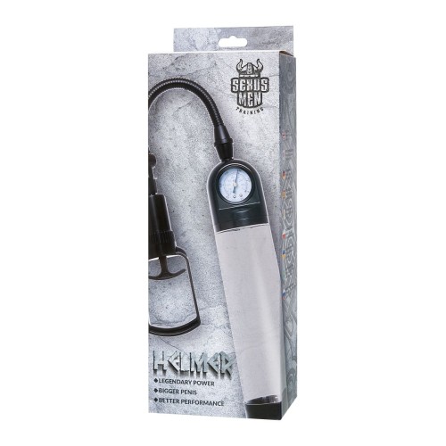 Прозрачная механическая помпа Helmer с манометром