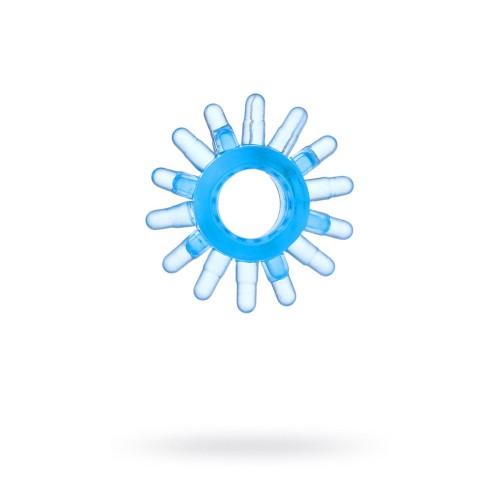 Голубая гелевая насадка с шипиками