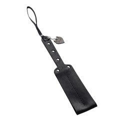 Черный кожаный пэддл - 32 см.