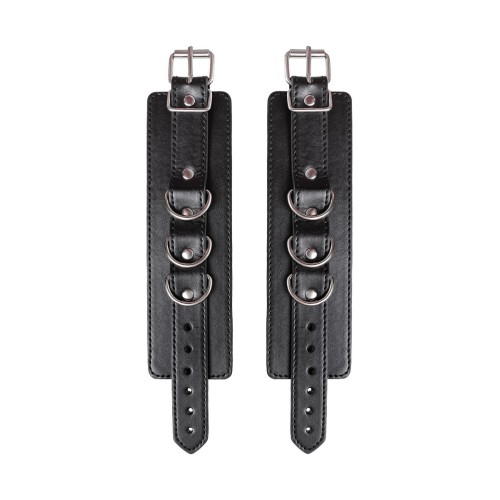 Черные наручники Anonymo на сцепке