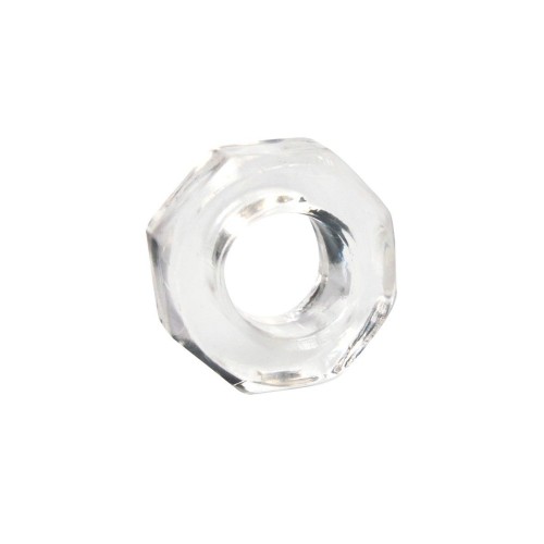 Прозрачное эрекционное кольцо в форме гайки