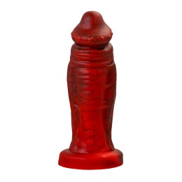 Силиконовый вибратор Monster Saur - 20 см.