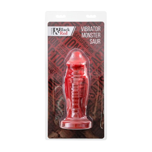Силиконовый вибратор Monster Saur - 20 см.