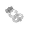 Прозрачное эрекционное кольцо Rings Treadle с подхватом