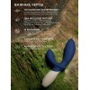 Синий вибромассажер простаты Lelo Loki Wave 2 - 19,6 см.