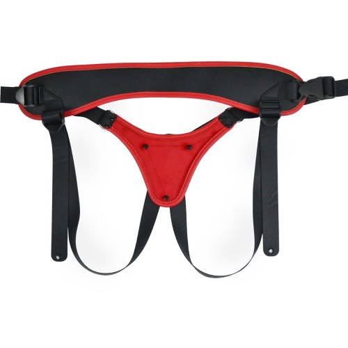 Красно-черные универсальные трусики с 2 способами крепления насадок