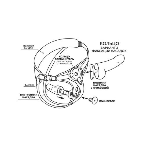 Женский пояс WOMEN Style с 3 насадками