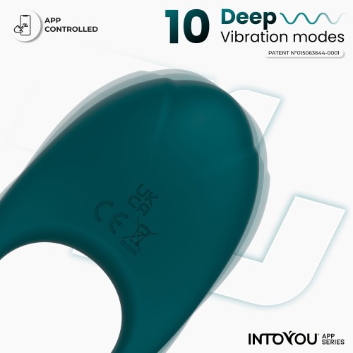 Зеленое интерактивное виброкольцо Ringo