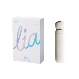 Бежевый вакуумный стимулятор клитора Lia