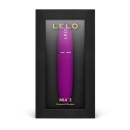 Лиловый вибратор для клитора Lelo Mia 3 - 11 см.