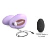 Сиреневый U-образный стимулятор клитора и точки G с пультом ДУ Wonderlover