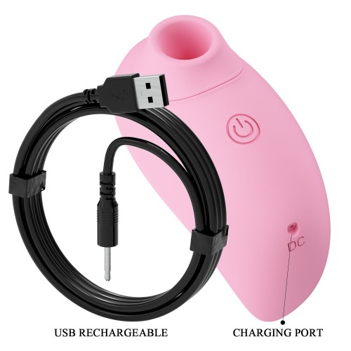 Розовый стимулятор клитора Inhale Bird