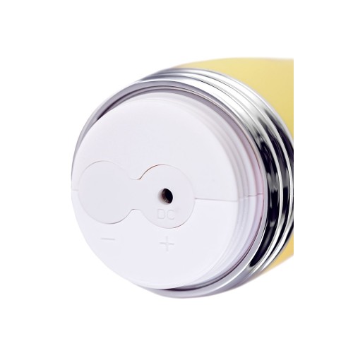 Желтый вибратор Calla - 22 см.