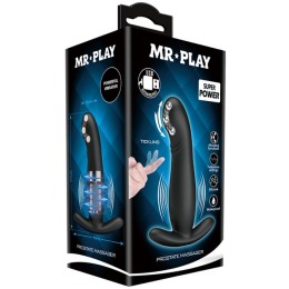 Черный вибромассажёр простаты Mr.Play - 12,7 см.