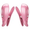 Розовые вибромассажеры для сосков с пультом ДУ Cayley