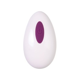Фиолетовое силиконовое виброяйцо Purr