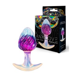 Лиловая анальная пробка - 9 см.