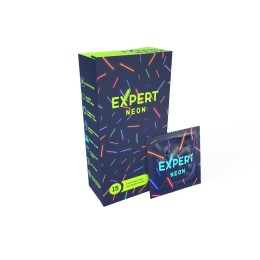 Светящиеся в темноте презервативы Expert Neon - 15 шт.