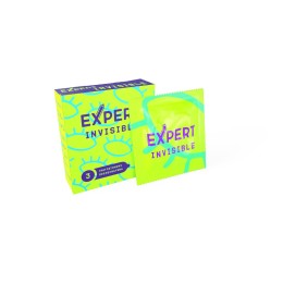 Ультратонкие презервативы Expert Invisible - 3 шт.