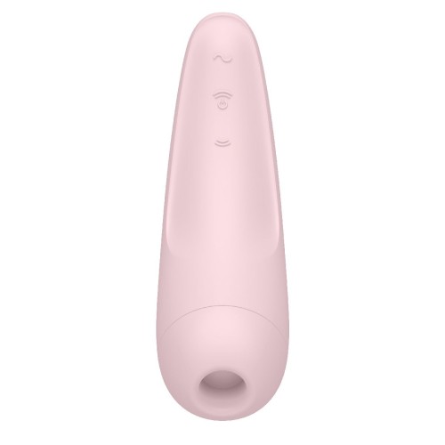 Розовый вакуум-волновой стимулятор Satisfyer Curvy 2+