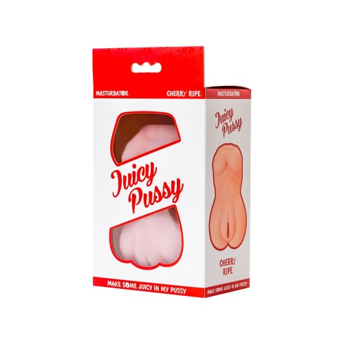 Телесный мастурбатор Juicy Pussy Cherry Ripe