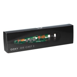 Жезловый вибратор Die Cast 3 с принтом в виде ананасов - 28 см.