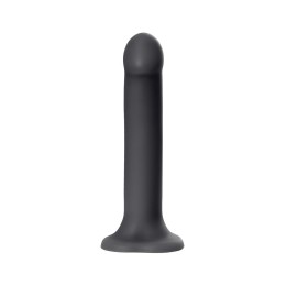 Черный фаллос на присоске Silicone Bendable Dildo XL - 20 см.