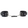Черные кожаные оковы на липучке