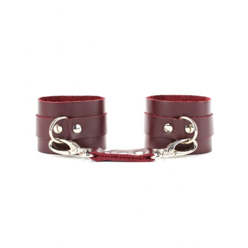 Бордовые наручники Maroon Handcuffs 