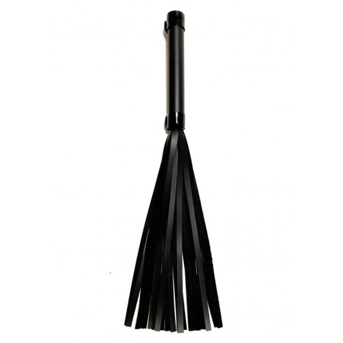 Черная плеть из эко-кожи - 42 см.