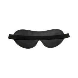 Двусторонняя красно-черная маска на глаза из эко-кожи