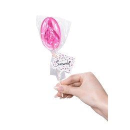 Леденец в форме вагины со вкусом айриш крим - 50 гр.