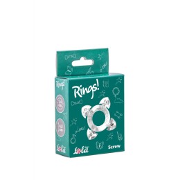 Прозрачное эрекционное кольцо Rings Screw