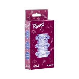 Фиолетовая насадка на пенис Rings Armour