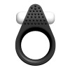 Чёрное эрекционное кольцо Silicone Stimu-Ring